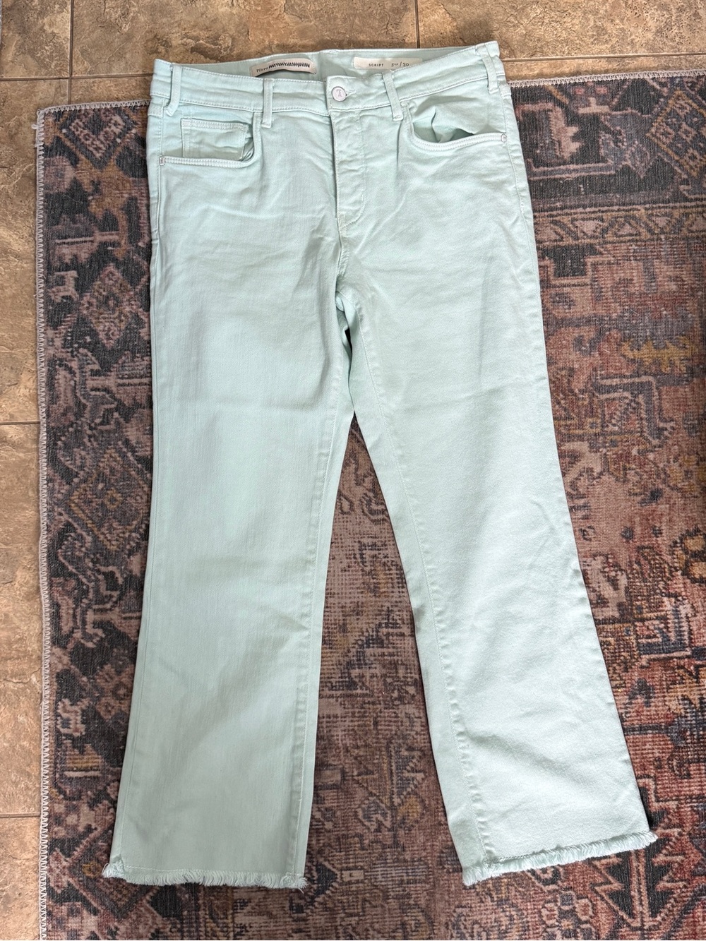 Anthropologie Pilcro Mint Green Women's Jeans